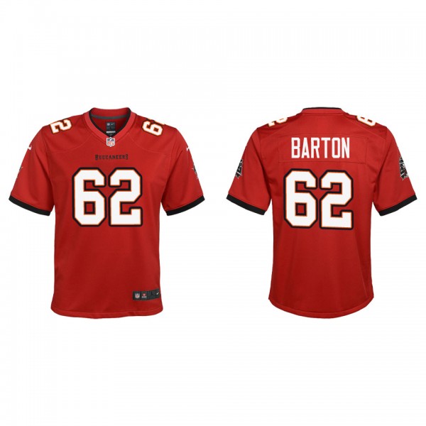 Youth Graham Barton Tampa Bay Buccaneers Red Game ...