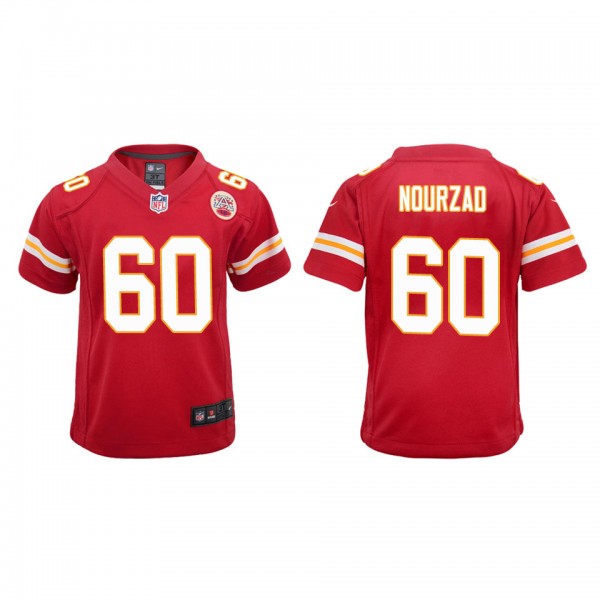 Youth Hunter Nourzad Kansas City Chiefs Red Game J...