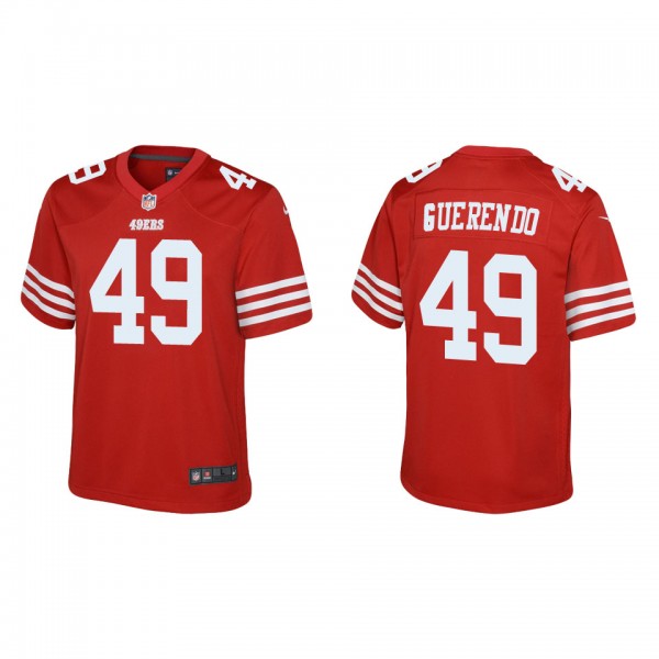 Youth Isaac Guerendo San Francisco 49ers Scarlet G...