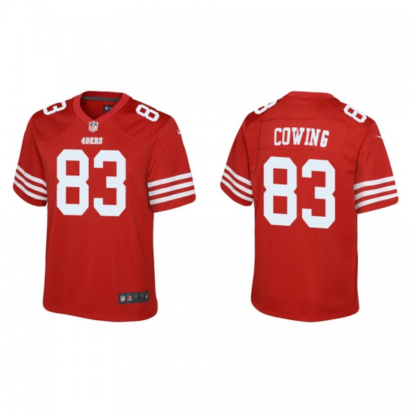 Youth Jacob Cowing San Francisco 49ers Scarlet Gam...