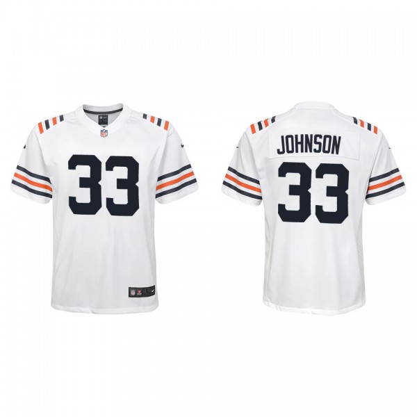 Youth Jaylon Johnson Chicago Bears White Alternate Classic Game Jersey
