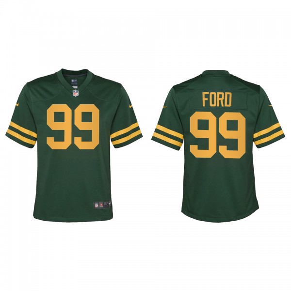 Youth Green Bay Packers Jonathan Ford Green Altern...