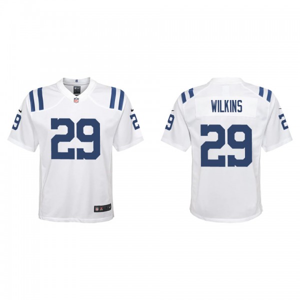 Youth Indianapolis Colts Jordan Wilkins White Game...
