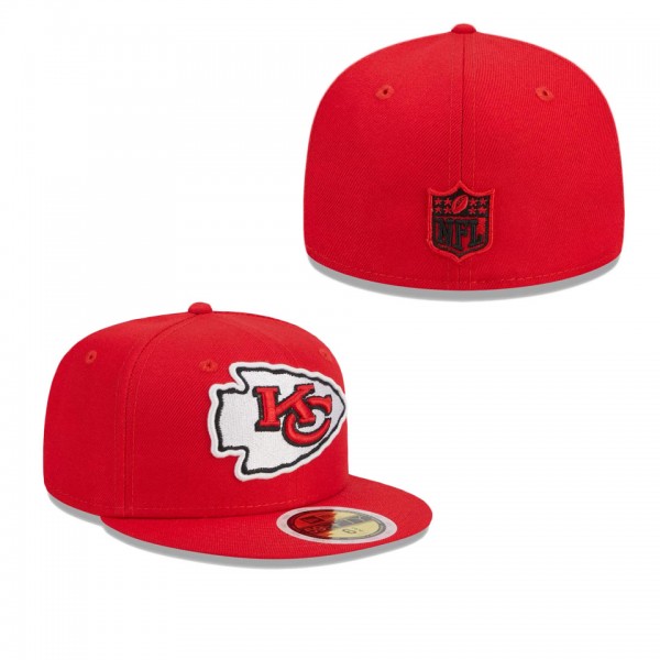 Youth Kansas City Chiefs Red Main 59FIFTY Fitted H...