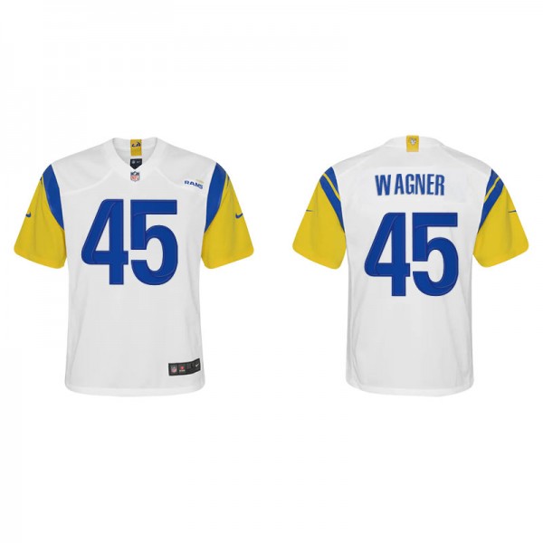 Youth Bobby Wagner Los Angeles Rams White Alternat...
