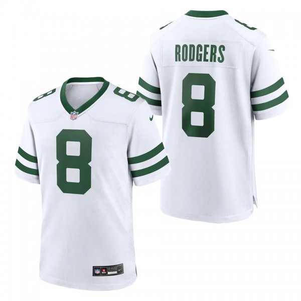 Youth New York Jets Aaron Rodgers White Legacy Pla...