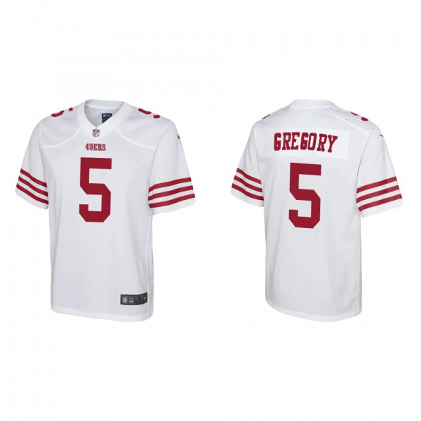 Youth San Francisco 49ers Randy Gregory White Game...