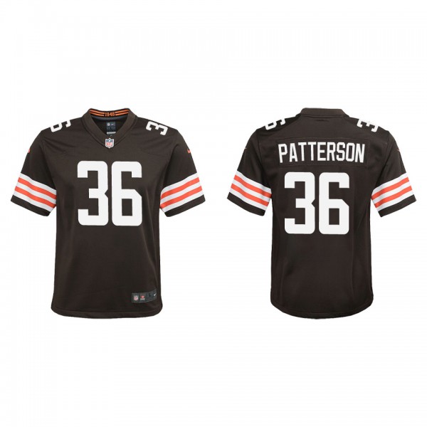 Youth Cleveland Browns Riley Patterson Brown Game ...