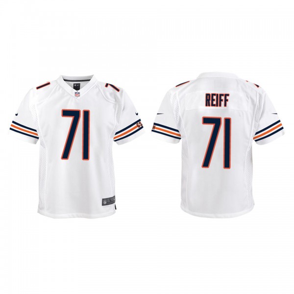 Youth Chicago Bears Riley Reiff White Game Jersey