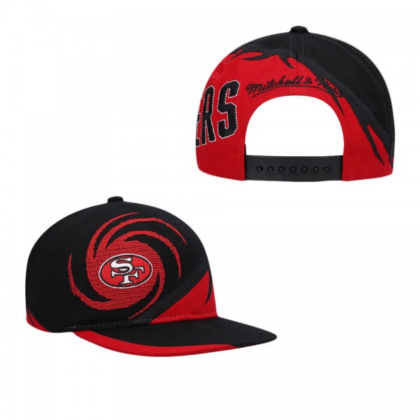 Youth San Francisco 49ers Mitchell & Ness Blac...