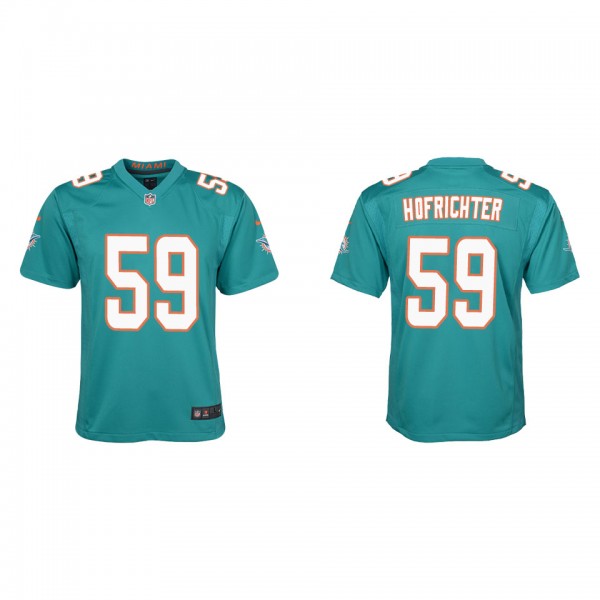 Youth Miami Dolphins Sterling Hofrichter Aqua Game...