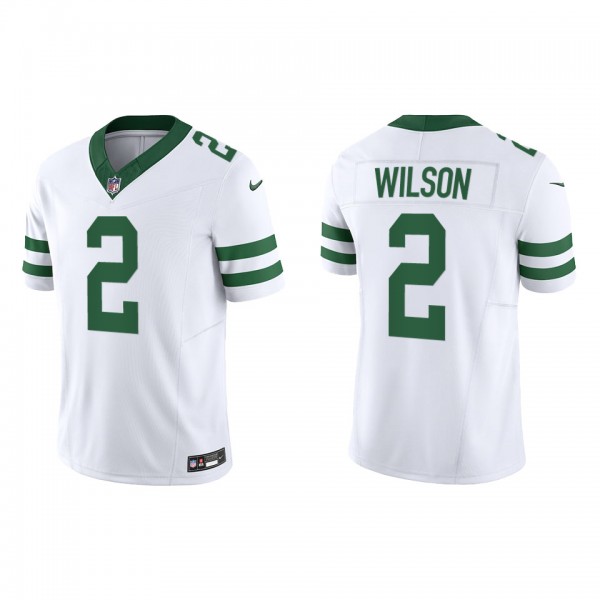 Zach Wilson Men's New York Jets White Legacy Vapor...